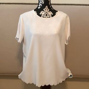 Banana Republic PL cream color top